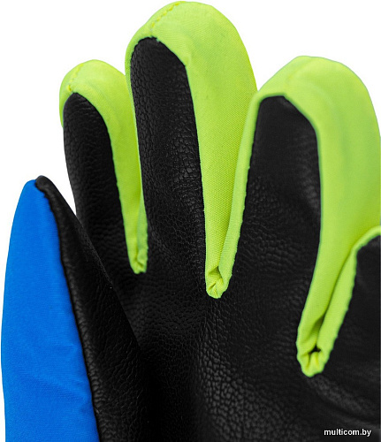 Горнолыжные перчатки Reusch Ben 6285108-4525 (р-р 4, Brilliant Blue/Safety Yellow)