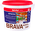 Краска Brava Acryl 35D ВД-АК-1035Д 11 л (белый полуматовый)