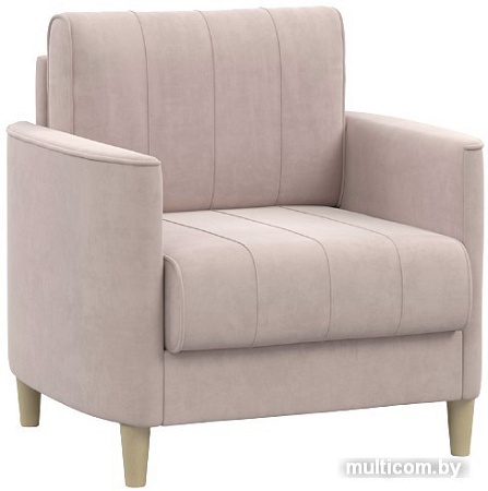 Интерьерное кресло Нижегородмебель Лора ТК 330 (ультра роуз пудровый/бежевый)