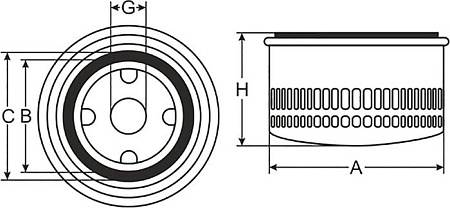 Масляный фильтр SCT SM101