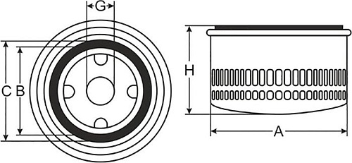 Масляный фильтр SCT SM101