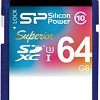 Карта памяти Silicon-Power SDXC UHS-I U3 (Class 10) 64GB (SP064GBSDXCU3V10)