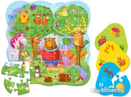 Мозаика/пазл Roter Kafer Волшебный лес 2 в 1 RK1140-01 (49 эл.)