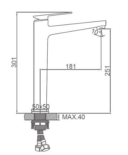 Смеситель Ledeme L1178B