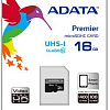 Карта памяти A-Data Premier microSDHC UHS-I (Class 10) 16GB (AUSDH16GUICL10-R)