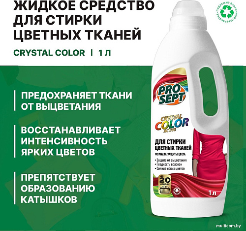 Гель для стирки Prosept Crystal Color концентрат (1 л)