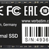 SSD Verbatim Vi3000 256GB 49373