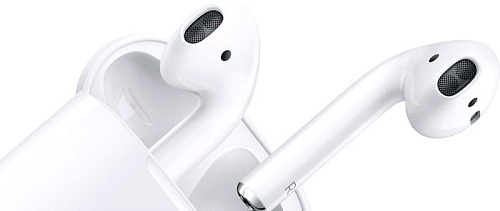 Наушники Apple AirPods 2 в футляре с возможностью беспроводной зарядки