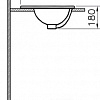 Умывальник Vitra S20 42.5x42.5 [5466B003-0001]