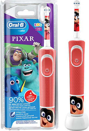 Электрическая зубная щетка Oral-B Kids Pixar D100.413.2K