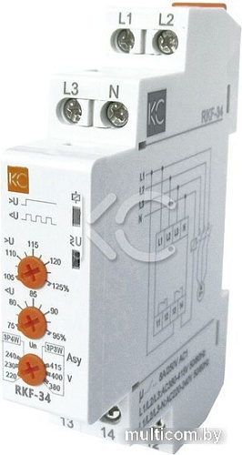 Реле контроля фаз КС RKF-34 82747
