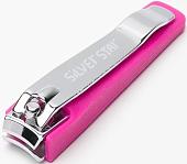 Книпсер для ногтей Silver Star АТ 296 80 мм (розовый силикон)
