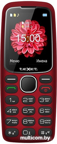 Мобильный телефон TeXet ТМ-B307 (красный)