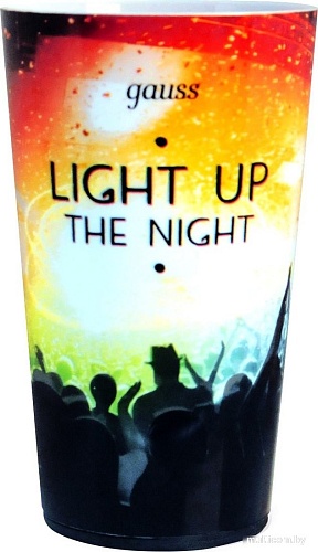 Стакан для воды и напитков Gauss LCUP Party 3xLR44 LED LC004