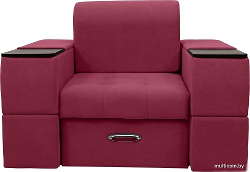 Сириус Лидер-13 ППУ 135x110 (Eva 16 велюр темно-красный)