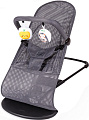 Шезлонг Amarobaby Amarobaby Baby time AB21-25BT/11 (серый)