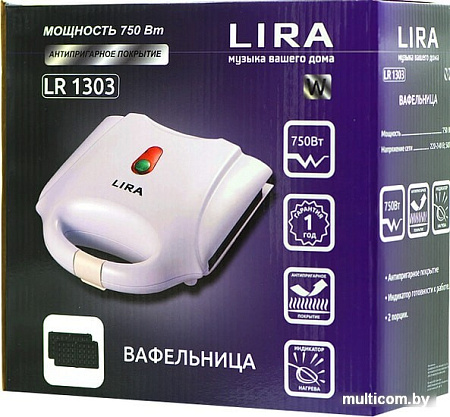 Вафельница LIRA LR 1303