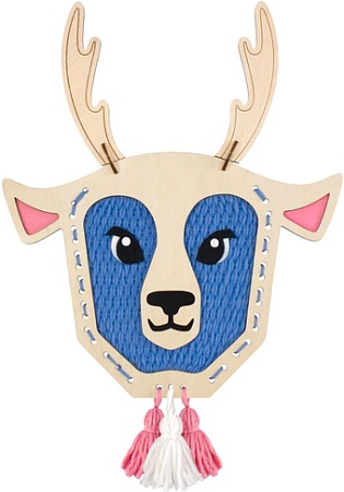 Набор для создания поделок/игрушек Woody НитьАрт. Олень Яша 03106