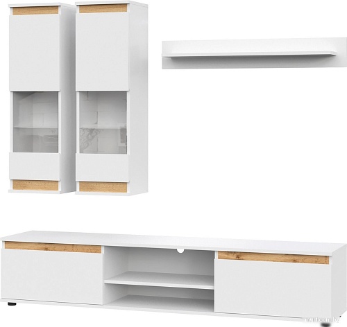 Горка НК-Мебель Bruno М18 71957707 (белый/дуб вотан)