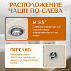 Кухонная мойка Saniteco Fama (бежевый)