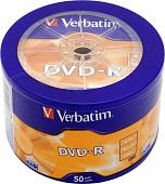 DVD-R диск Verbatim 4.7Gb 16x 43731 (50 шт.)