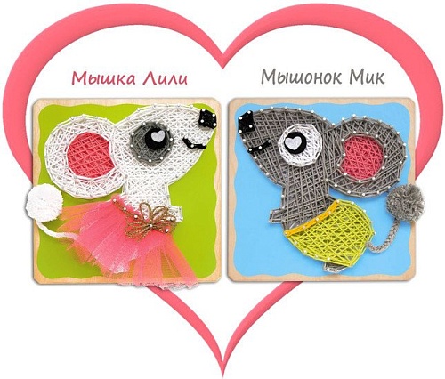 Набор для создания поделок/игрушек Woody Цвик-арт. Мышонок Мик 02680