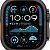 Умные часы Apple Watch Ultra 2 LTE 49 мм (титановый корпус, черный/черный, ремешок из эластомера M)