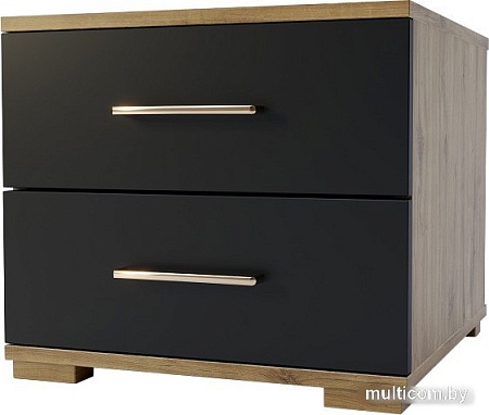 Тумба КМК Мебель 2Я Мишель 0961.16 (дуб наварра/антрацит)