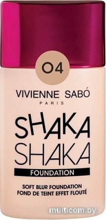 Тональный крем Vivienne Sabo Shaka Shaka с натуральным блюр-эффект (тон 04 темно-бежевый)