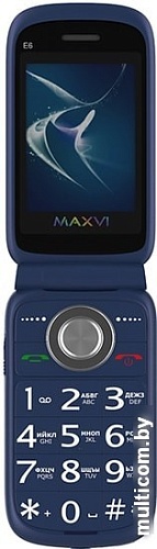 Мобильный телефон Maxvi E6 (синий)