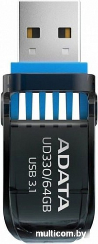 USB Flash A-Data UD330 64GB (черный)