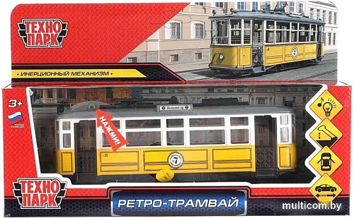 Трамвай Технопарк Ретро-трамвай TRAMMC1-17SL-YE