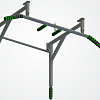 Турник с брусьями Spektr Sport Рекрут 2 (серый)