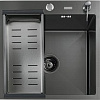 Кухонная мойка Futur FK 4548 B Eco Embossing (черный нано)