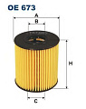 Масляный фильтр Filtron OE673