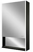 Континент Шкаф с зеркалом Filit Led 50x80 (левый, черный)