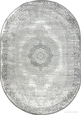 Ковер для жилой комнаты Safyun Eva LZ140-LIGHT-GREY-OVAL (1.6x2.3)