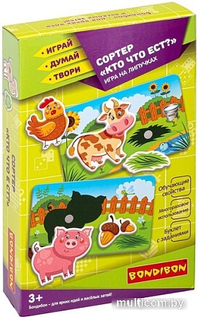Сортер Bondibon Сортер Кто что ест? ВВ4771