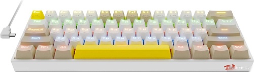 Клавиатура Redragon Fizz Pro (белый/желтый/серый)