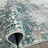 Ковер для жилой комнаты Radjab Carpet Бьянка прямоугольник D057A 7615RK-b 2x2.9 (cream shirink/blue fdy)