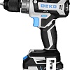Дрель-шуруповерт Deko Loner 20V 085-1005 (с 2-мя АКБ)