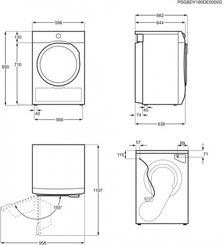 Сушильная машина Electrolux EW9H1R89B