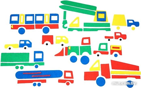 Развивающая игрушка Lip Lip Веселые липучки. Транспорт конструктор с игровым полем LIP1093