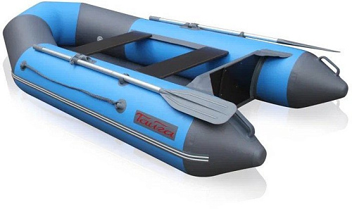 Моторно-гребная лодка Leader Boats Тайга 270-М (серо-синий)