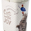 Контейнер для корма Rotho Cody Cat with Joy 25 л (белый)