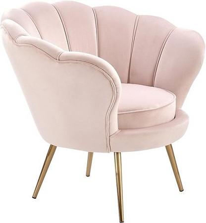 Стул-кресло Halmar Amorino (розовый)