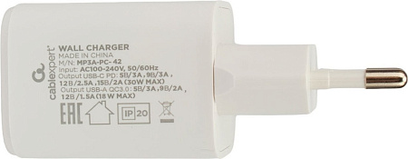 Сетевое зарядное Cablexpert MP3A-PC-42