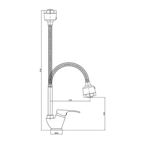 Смеситель Gross Aqua Base 3205258С-В015