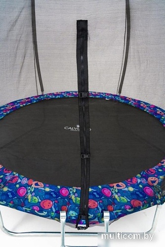 Батут Calviano Outside Master Smile 252 см - 8ft (внешняя сетка, с лестницей)
