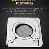 Вентиляционная решетка HOMY AIR квадратный AS100BR 15x15 (черная)